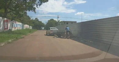 DF Legal autua proprietária por descarte irregular de entulho na CL 410, em Santa Maria