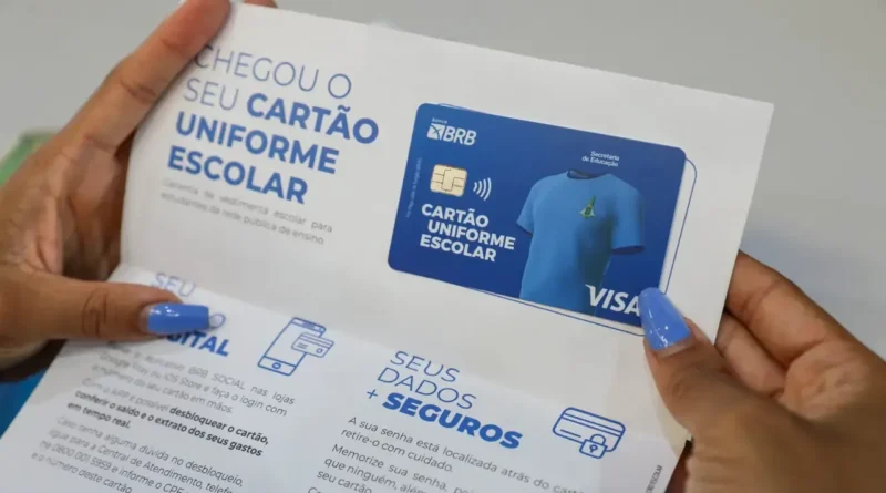 Cartão Uniforme Escolar do DF passa a ser emitido sem a marca do ipê durante período eleitoral