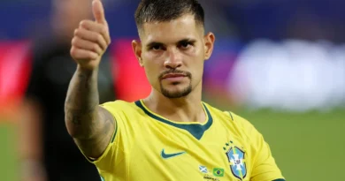 Bruno Guimarães duelo com Odegaard: alerta para bola parada da Noruega Bruno Guimarães projeta duelo com Odegaard e alerta para bola parada da Noruega