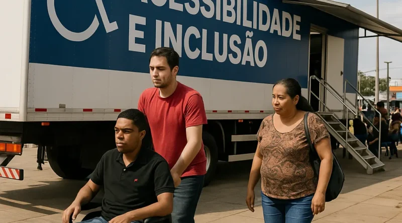 Carreta da Inclusão chega a Ceilândia com emissão de carteiras e tecnologia assistiva