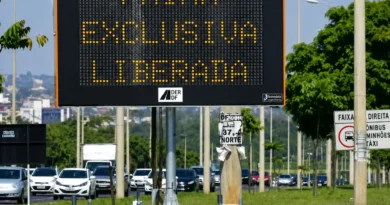 DER-DF libera temporariamente faixa exclusiva da EPNB para tráfego geral