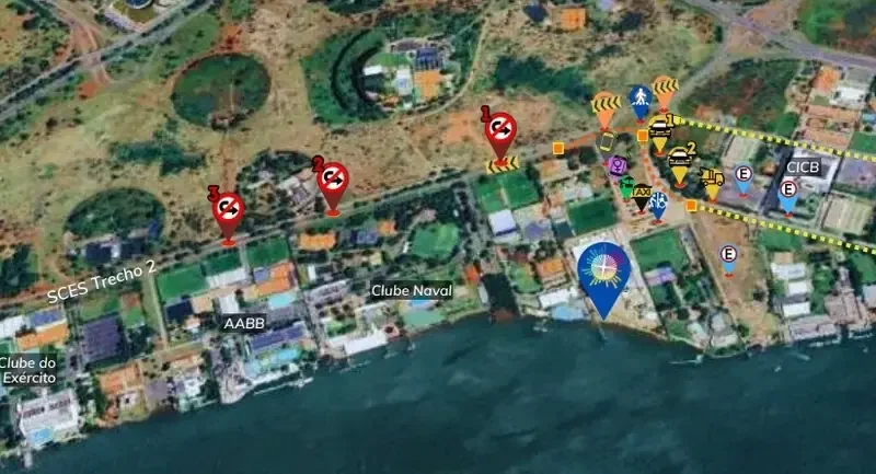 Interdições no SCES e no Eixo Monumental alteram o trânsito do DF entre 10 e 12 de julho