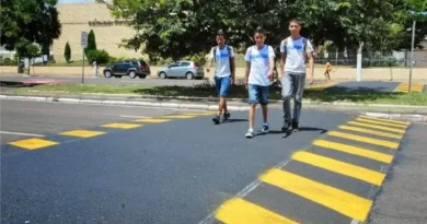 DF torna obrigatória faixa de pedestres elevada em frente a escolas e unidades de saúde