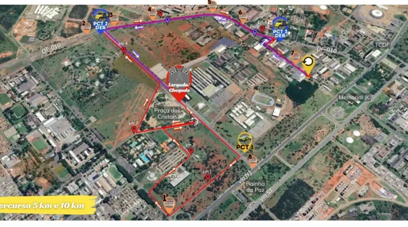 SMU tem alterações no trânsito para Corrida Poupex 2026 neste sábado (25)