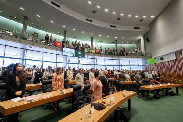 Câmara Legislativa celebra cinco anos da Universidade do Distrito Federal (Un DF) Cerimônia.