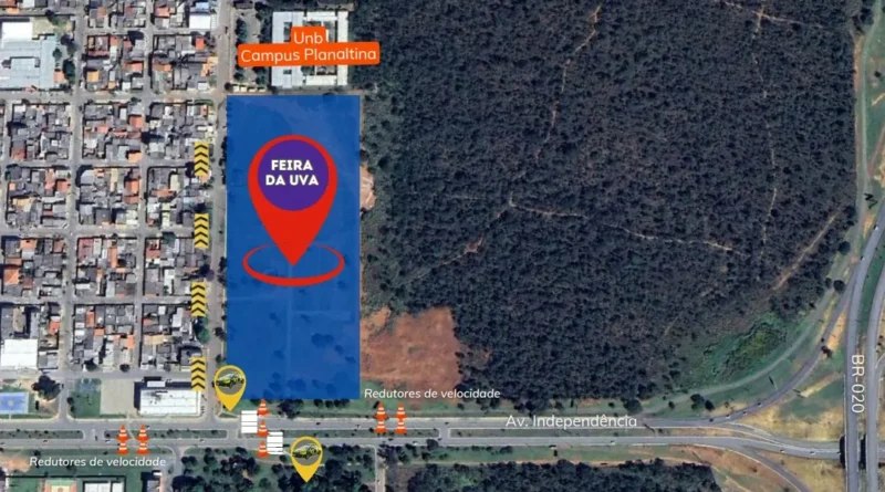 Feira da Uva e do Vinho altera o trânsito em Planaltina