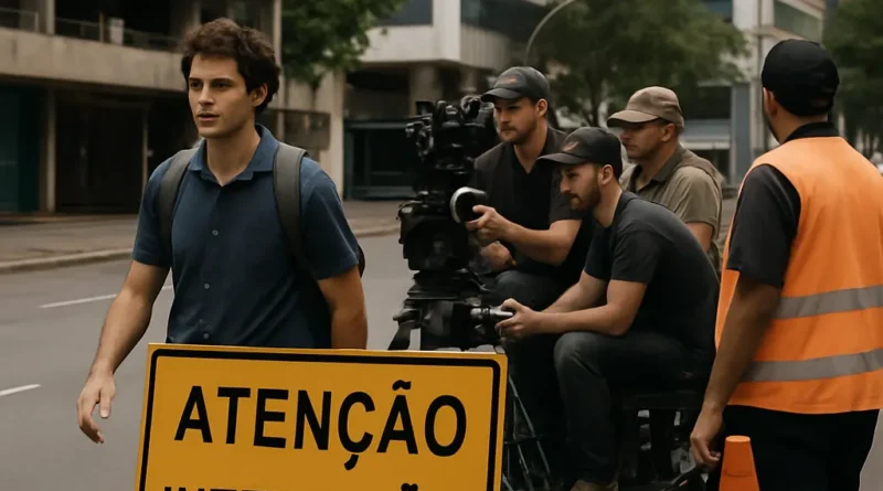 Intervenções de trânsito serão realizadas durante filmagem de longa-metragem no Setor.