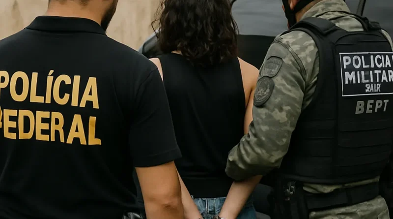 PF e PM/PI prendem mulher condenada por tráfico de drogas