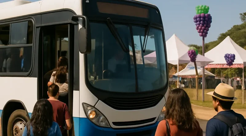 Planaltina terá reforço de ônibus para a 6ª Feira Nacional da Uva e do Vinho