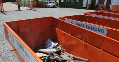 Podas e galhadas podem ser descartadas gratuitamente nos papa-entulhos