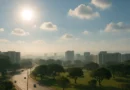 Previsão do tempo hoje para Brasília (DF) - dia de sol com algumas nuvens e névoa ao.