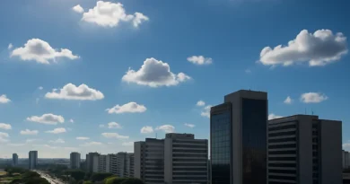 Previsão do tempo hoje para Brasília (DF) – sol com algumas nuvens; não chove Previsão do tempo hoje para Brasília (DF) - sol com algumas nuvens; não chove