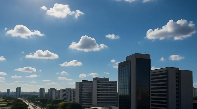 Previsão do tempo hoje para Brasília (DF) - sol com algumas nuvens; não chove