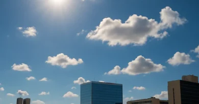 Previsão do tempo hoje para Brasília (DF) - sol com algumas nuvens; não chove