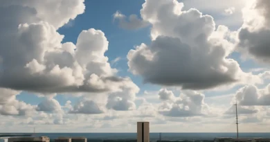 Previsão do tempo hoje para Brasília (DF) - sol com muitas nuvens durante o dia e períodos.