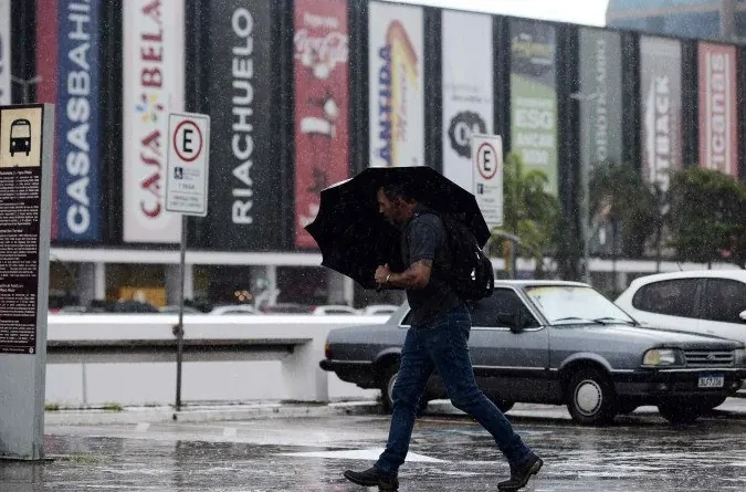 Chuva forte com vento e queda de árvore põe a capital em alerta