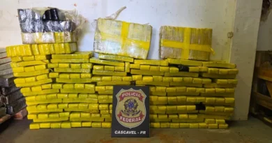 PF apreende 300 kg de maconha em Santa Tereza do Oeste/PR