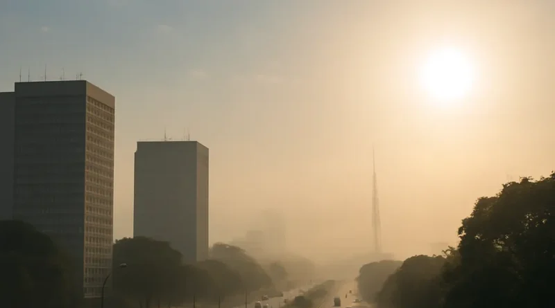 Previsão do tempo hoje para Brasília (DF) - dia de sol com algumas nuvens e névoa ao.