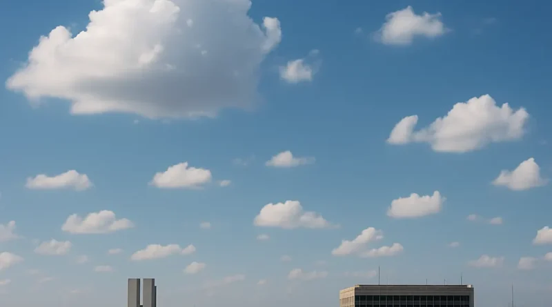 Previsão do tempo hoje para Brasília (DF) - sol com algumas nuvens; não chove