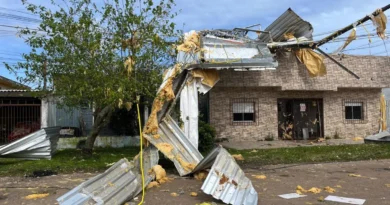 Temporais em Santa Catarina e Rio Grande do Sul afetam 4,8 mil casas Temporais em Santa Catarina e Rio Grande do Sul afetam 4,8 mil casas