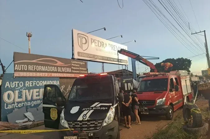 Trabalhador morre após cabo de aço romper em marmoria de Samambaia