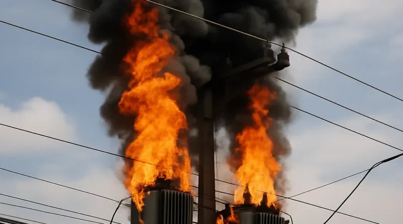 Transformadores pegam fogo e deixam moradores sem energia na Asa Sul, em Brasília