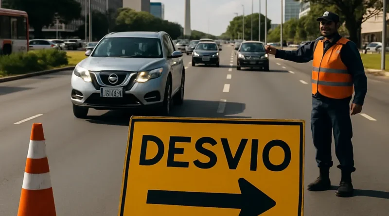 Veja as mudanças no trânsito no Plano Piloto durante eventos neste fim de semana