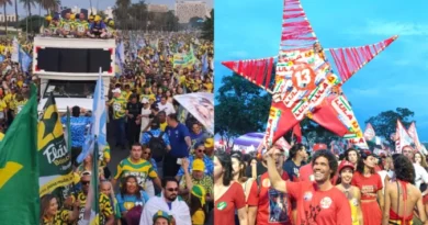 Atos pró-Celina/Flávio e pró-Grass/Lula mobilizam eleitores em Brasília Atos pró-Celina/Flávio e pró-Grass/Lula mobilizam eleitores em Brasília