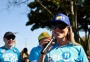 Celina Leão participa de corrida e defende incentivo ao esporte