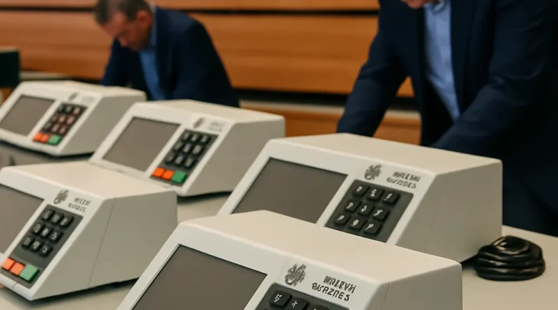 Eleições 2026 Urnas eletrônicas são selecionadas para teste de integridade na CLDF.