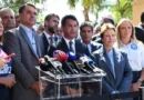 Em reunião com Celina, Flávio Bolsonaro acena ao Congresso, ataca governo Lula