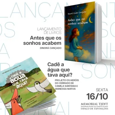 Memorial TJDFT recebe lançamento de obras que unem literatura, educação e cidadania