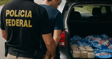 PF prende homem com quase R$ 1 milhão e material de campanha na BR-101 em Alagoas