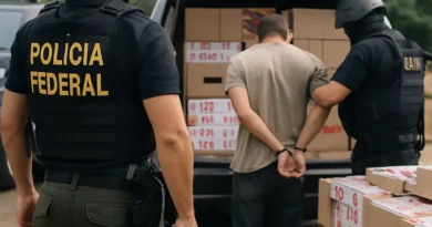 PF reprime grupo criminoso atuante no contrabando de cigarros