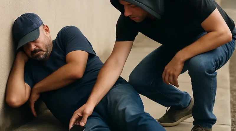 VÍDEO - homem furta celular de trabalhador que tirava um cochilo e é preso no DF